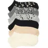 Nordstrom Rack 6-pack Floral Waffle Knit Ankle Socks In Multi