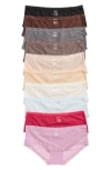 Nordstrom Rack Assorted 10-pack Lace Hipster Briefs