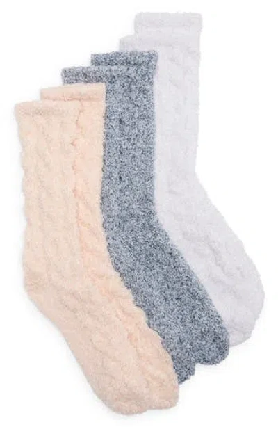 Nordstrom Rack Assorted 3-pack Cable Butter Socks