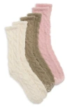 Nordstrom Rack Assorted 3-pack Cable Butter Socks