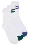 Nordstrom Rack Assorted 3-pack Crew Socks