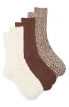 Nordstrom Rack Assorted 3-pack Crew Socks In Multi