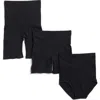 Nordstrom Rack Assorted 3-pack Shapewear Starter In Black