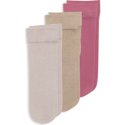 Nordstrom Rack Assorted 3-pack Sheer Anklet Socks In Multi