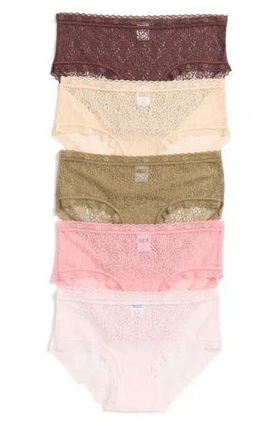 Nordstrom Rack Assorted 5-pack Lace Hipster Briefs