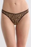Nordstrom Rack Assorted 5-pack Stretch Cotton Thongs In Multi