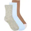 Nordstrom Rack Assorted Marled 3-pack Boot Socks In Multi