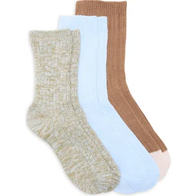 Nordstrom Rack Assorted Marled 3-pack Boot Socks In Multi
