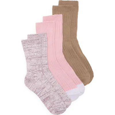 Nordstrom Rack Assorted Marled 3-pack Boot Socks In Multi