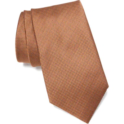 Nordstrom Rack Avalon Micro Print Tie In Cognac