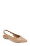 Nordstrom Rack Baldwyn Slingback Flat In Tan Light