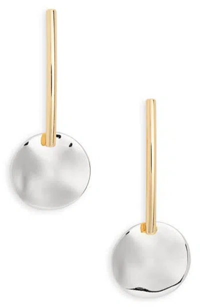 Nordstrom Rack Bar & Disc Drop Earrings In Multi