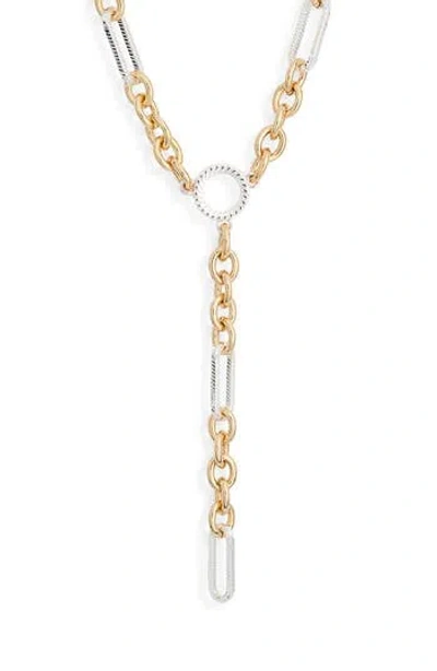 Nordstrom Rack Bar & Link Chain Y-necklace In Pattern
