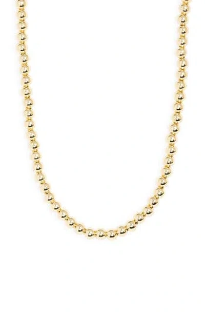 Nordstrom Rack Bead Necklace In Gold