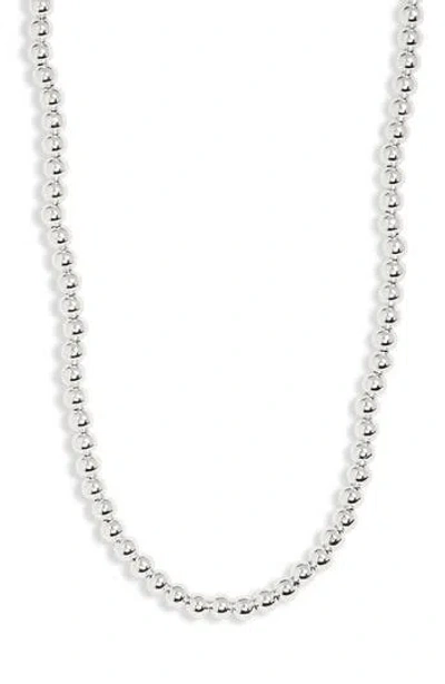 Nordstrom Rack Bead Necklace In White