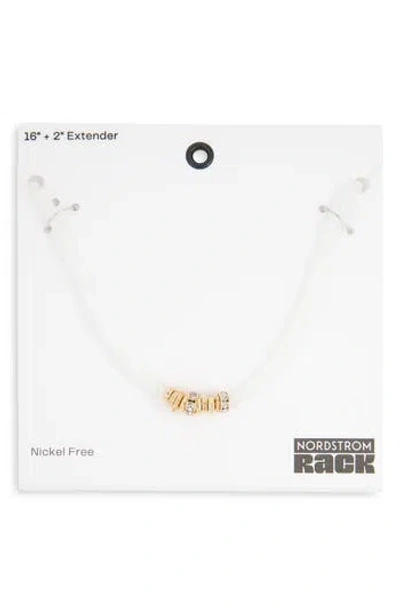 Nordstrom Rack Beaded Rondelle Necklace In Multi