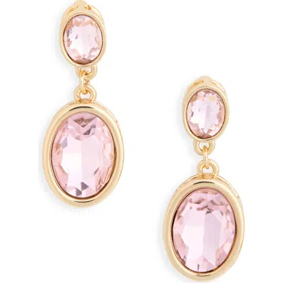 Nordstrom Rack Bezel Set Crystal Drop Earrings In Multi