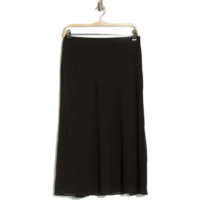 Nordstrom Rack Bias Cut Chiffon Midi Skirt In Black