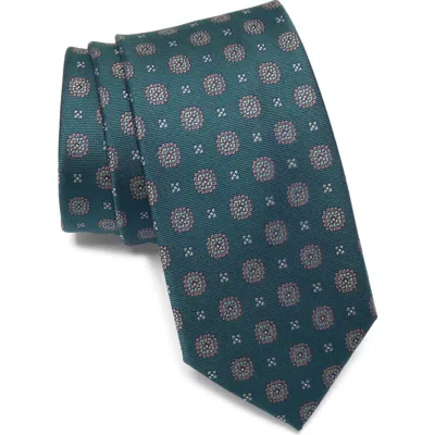 Nordstrom Rack Billings Neat Print Tie In Emerald