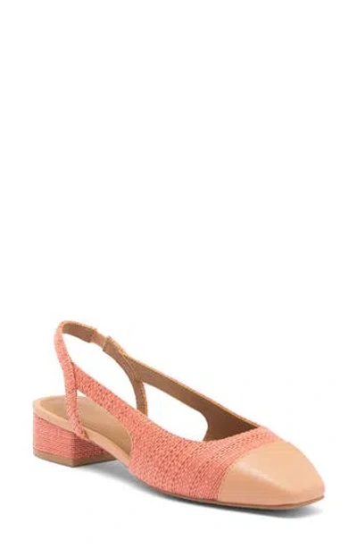 Nordstrom Rack Blaire Slingback Pump In Coral - Tan