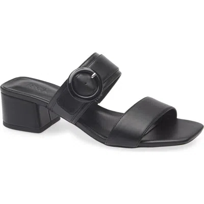 Nordstrom Rack Blake Heeled Slide Sandal In Black