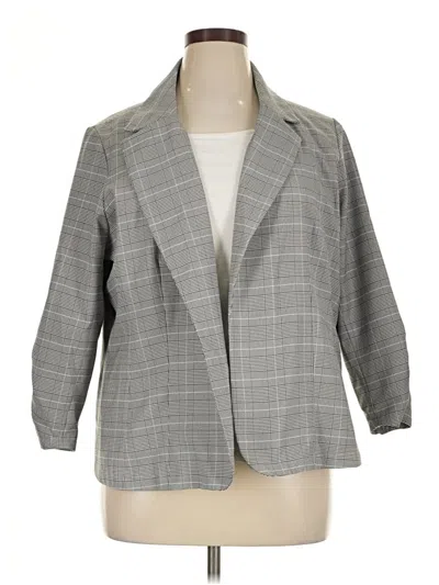 Pre-owned Nordstrom Rack Blazer Jacket In Gray