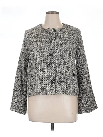 Pre-owned Nordstrom Rack Blazer Jacket In Gray
