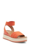 Nordstrom Rack Bondi Platform Sandal In Orange Tangerine