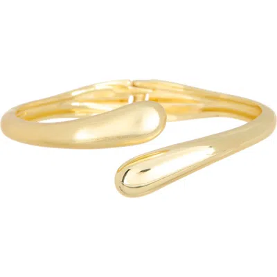 Nordstrom Rack Bypass Hinge Cuff Bracelet In Gold