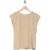 Nordstrom Rack Cap Sleeve Modal Blend T-shirt In Beige Humus