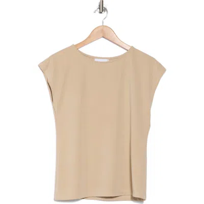Nordstrom Rack Cap Sleeve Modal Blend T-shirt In Beige Humus