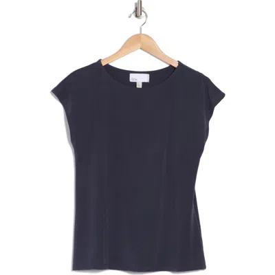 Nordstrom Rack Cap Sleeve Modal Blend T-shirt In Navy Night