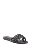 Nordstrom Rack Carolina Slide Sandal In Black Snake