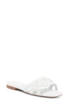 Nordstrom Rack Carolina Slide Sandal In White Snake
