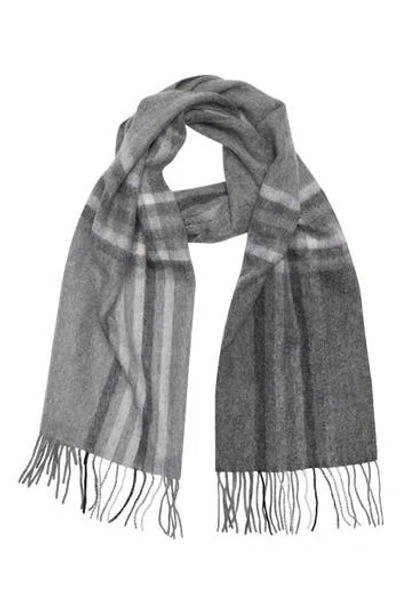 Nordstrom Rack Cashmere Fringe Scarf In Gray