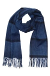 Nordstrom Rack Cashmere Fringe Scarf In Blue