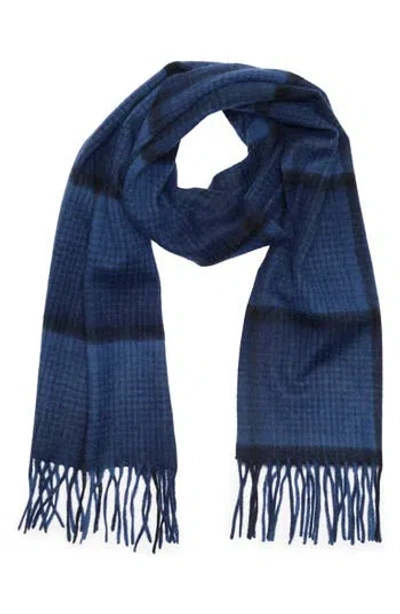 Nordstrom Rack Cashmere Fringe Scarf In Blue