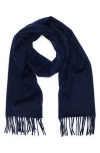 Nordstrom Rack Cashmere Fringe Scarf In Blue