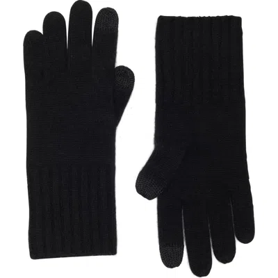 Nordstrom Rack Cashmere Gloves In Black