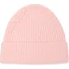 Nordstrom Rack Cashmere Ribbed Beanie In Pink