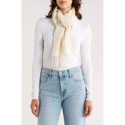 Nordstrom Rack Cashmere Scarf In White