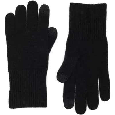 Nordstrom Rack Cashmere Tech Compatible Gloves In Black
