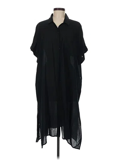 Pre-owned Nordstrom Rack Casual Dress In Black