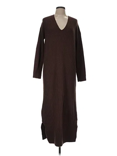 Pre-owned Nordstrom Rack Casual Dress In Brown