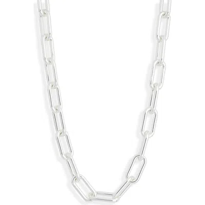 Nordstrom Rack Chain Link Necklace In Silver