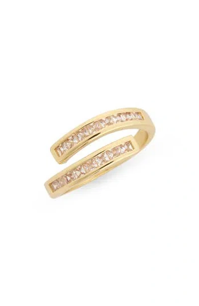 Nordstrom Rack Channel Set Cubic Zirconia Bypass Ring