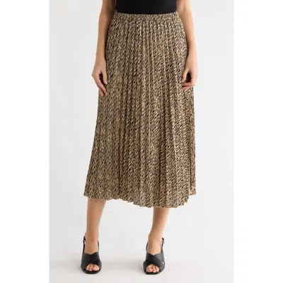 Nordstrom Rack Chiffon Pleated Midi Skirt