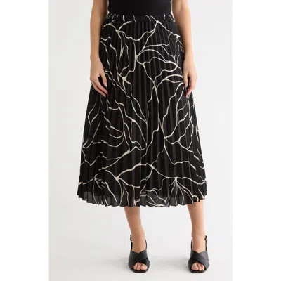Nordstrom Rack Chiffon Pleated Midi Skirt