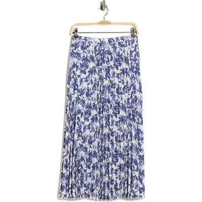 Nordstrom Rack Chiffon Pleated Midi Skirt In Multi