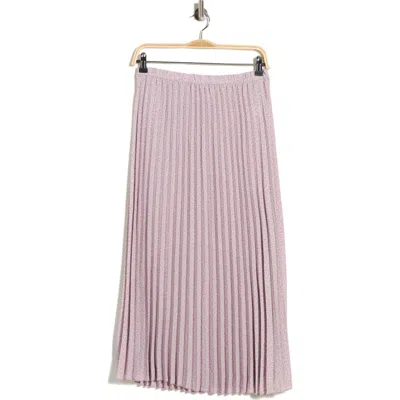 Nordstrom Rack Chiffon Pleated Midi Skirt In Purple